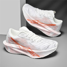 芷镜5.0真爆厚底回弹全掌碳板竞速马拉松跑步鞋学生青少年运动鞋3