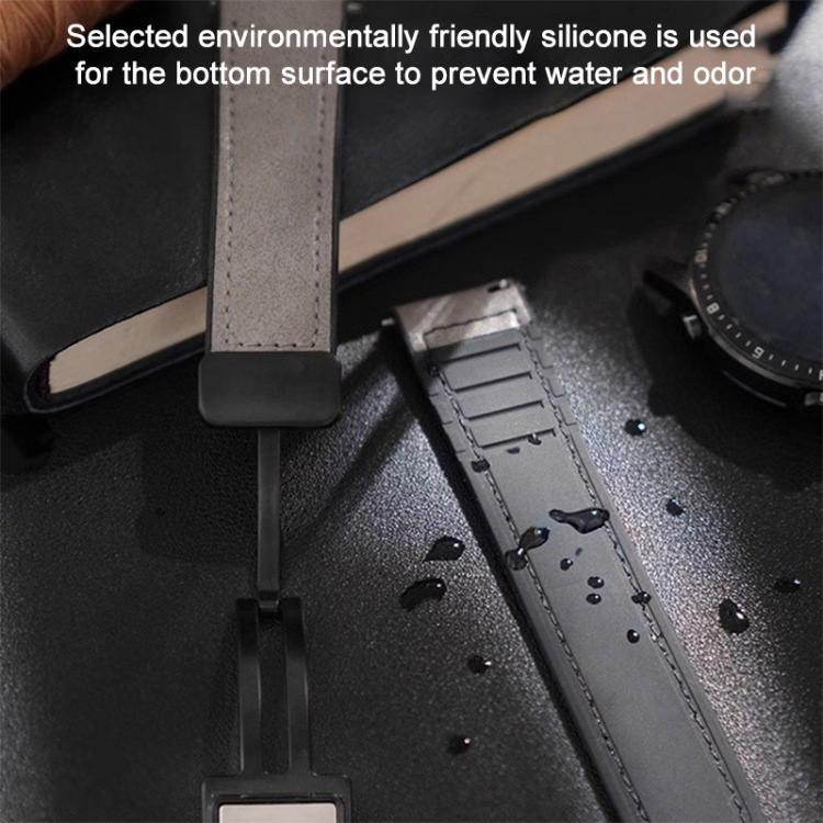 xDfind Crazy Horse Silicone Bracelet Magnetic Buckle para Samsung Galaxy Watch8 / 8 Classic / Samsung Galax