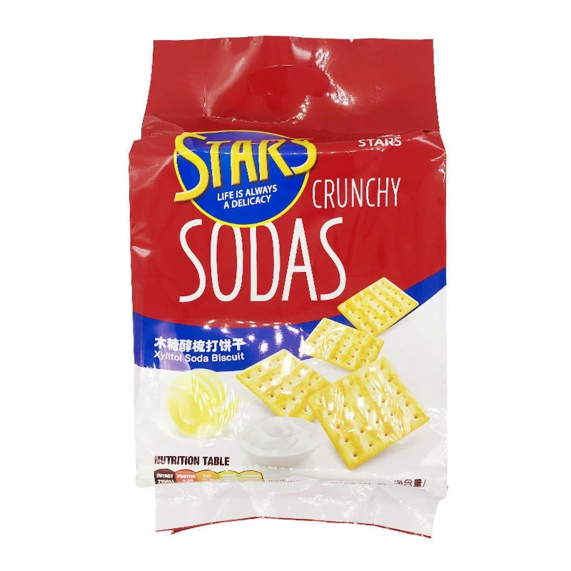 Хонгконг Стар Милк Солт Солтол Сустреc biscuits Солтед Чиз Кейк Старс Содас расчесанные печенья 400 г