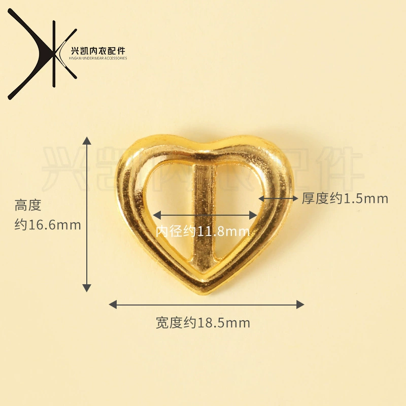 Носите ювелирные аксессуары DIYD из цинкового сплава в форме сердца