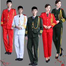 男女成人管乐队鼓乐队文工团大学生民乐合奏军乐队演出服秋冬加厚