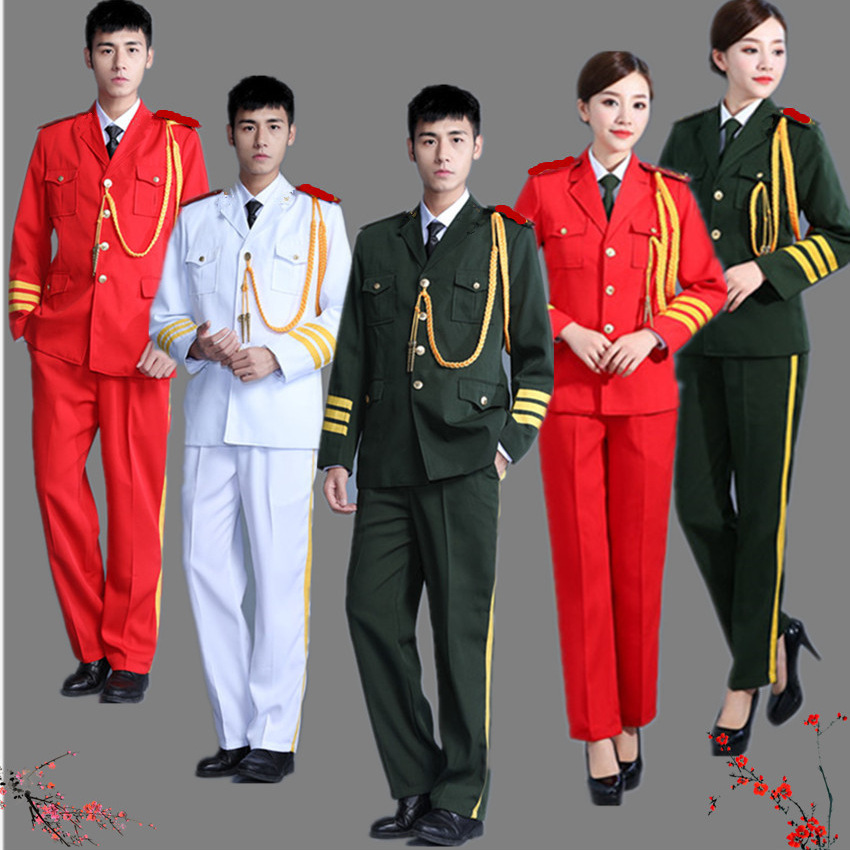 男女成人管乐队鼓乐队文工团大学生民乐合奏军乐队演出服秋冬加厚