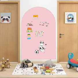 厂家新款磁性黑板贴拱门造型涂鸦墙膜家用儿童教学涂鸦磁性黑板