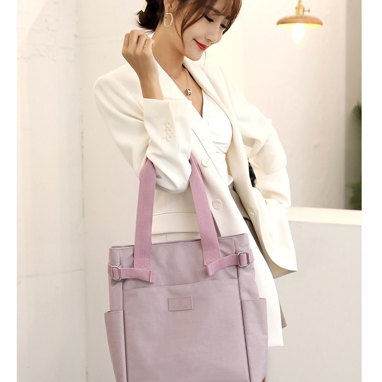 Nuevo bolso de hombro versátil de nailon para mujer, bolso de tela informal a la moda, bolso de lona para mujer, bolso de mano con gran capacidad