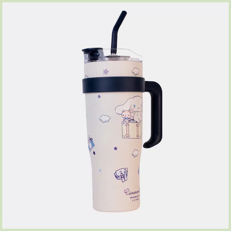 Taza de hielo grande Mac matón taza de agua taza abrazo taza de vacío de acero inoxidable de gran capacidad mango suministro directo de fábrica