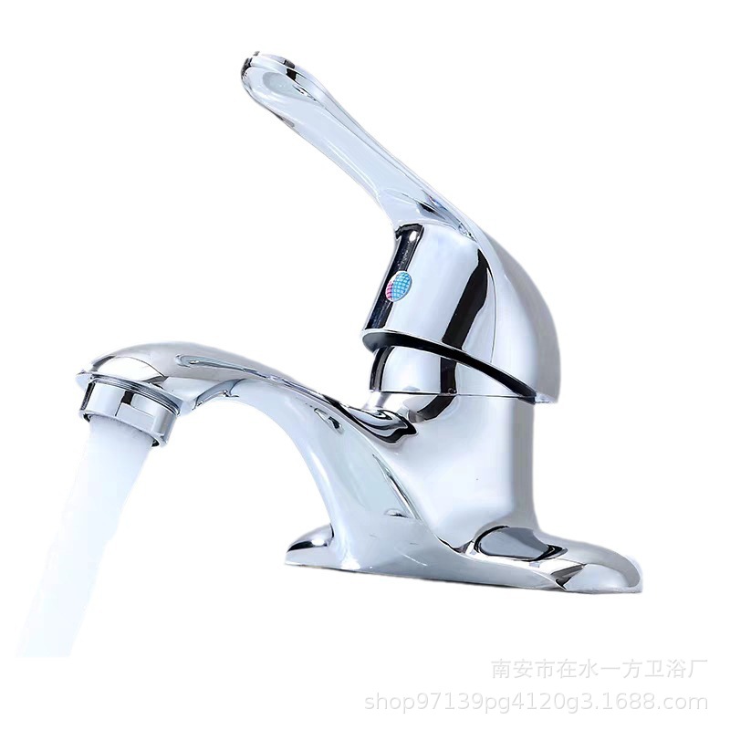 IELTS jishiduo shendas de dos articulaciones de doble Agujero Cuenca del lavabo caliente y fría grifo lavabo Cuenca del grifo mezclador