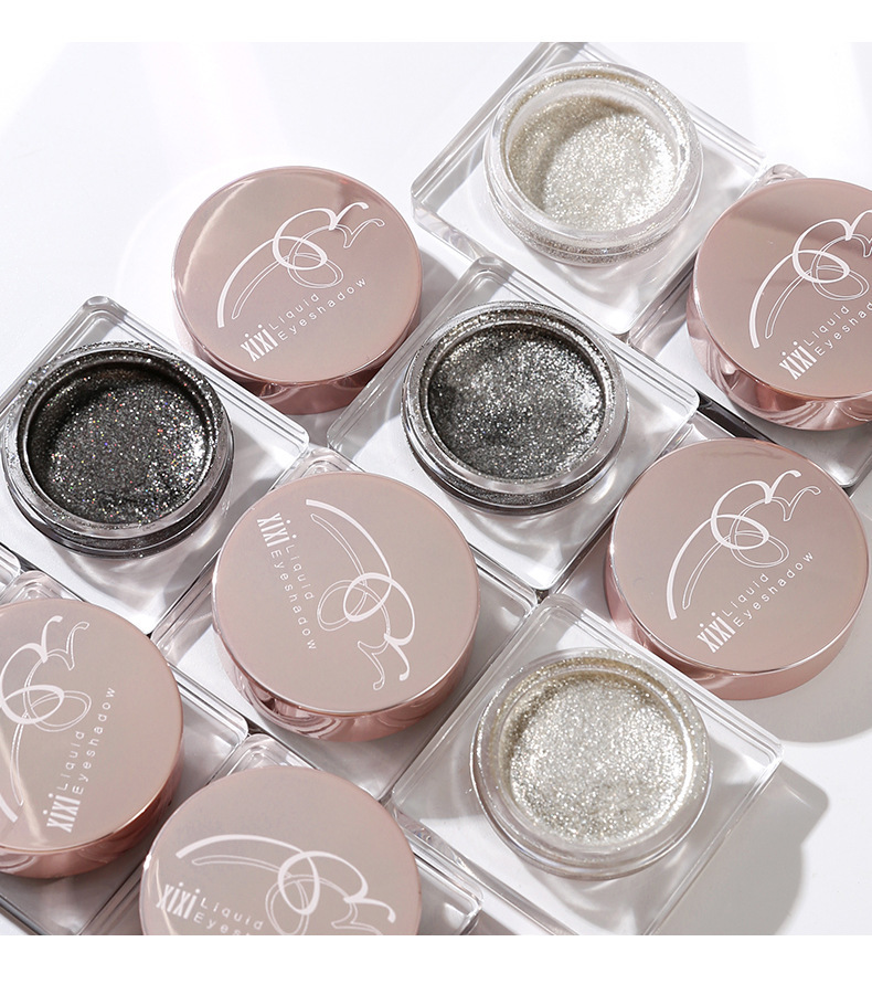 Makeup xixi Soft, Sparkling liquid eyeshadow, pearlescent, Sparkling, Sparkling, polarized, brightening, high-gloss, eye shadow liquid undefined