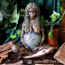 吉亚大地母亲跨境热销装饰树脂摆件Mother Earth Goddess Statue