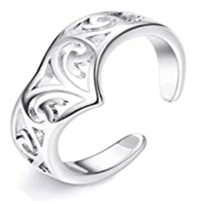 Adjustable Toe Ring — Summer Beach Jewelry, Multiple Styles, Silver/Gold/Rose Gold Plated