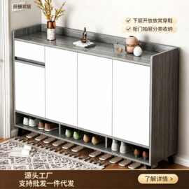 鞋柜家用门口一体现代简约客厅玄关靠墙小户型大容量收纳储物鞋架