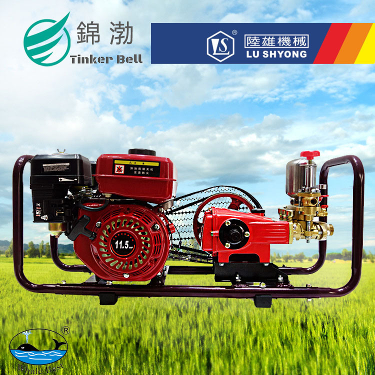 台湾陆雄LS-30DJ担架式汽油高压打药 喷雾器果园打药机 打药泵