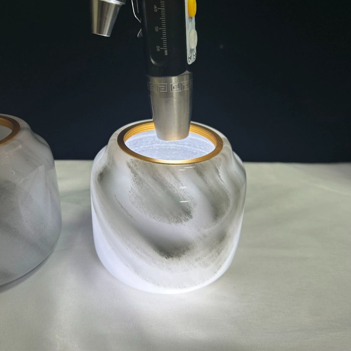 Элитная большая мраморная урна для праха из нефрита, памятная, герметичная, с гравировкой логотипа