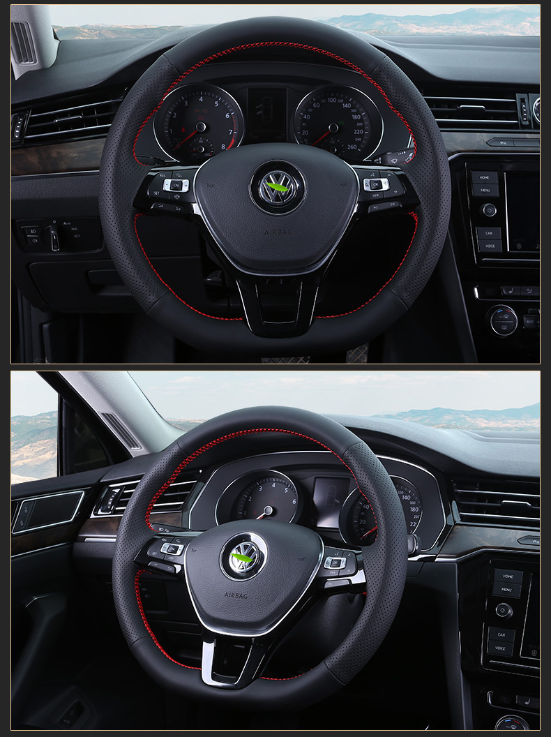14-17-18 Toyota Corolla Revo steering wheel cover, RAV4 Rongfang hand-stitched full cover