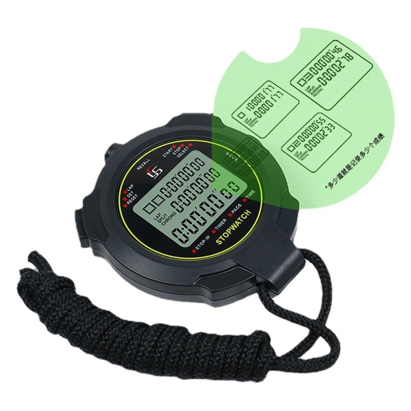 Shengduo pista cronómetro profesional entrenamiento deportivo fitness árbitro estudiante natación corriendo competencia código reloj