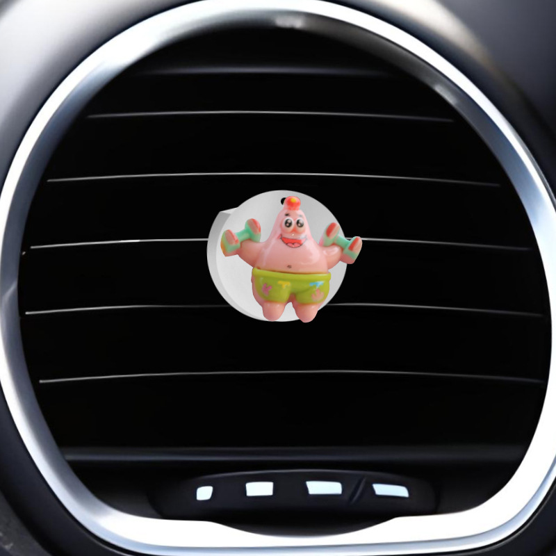 Nueva creatividad SpongeBob accesorios de automóviles dibujos animados consola central de aire acondicionado accesorios de salida de aire