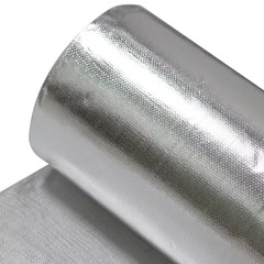 斜紋ガラス繊維アルミ箔布耐高温難燃通風管発熱シート防火布バックテープ耐クラックシート