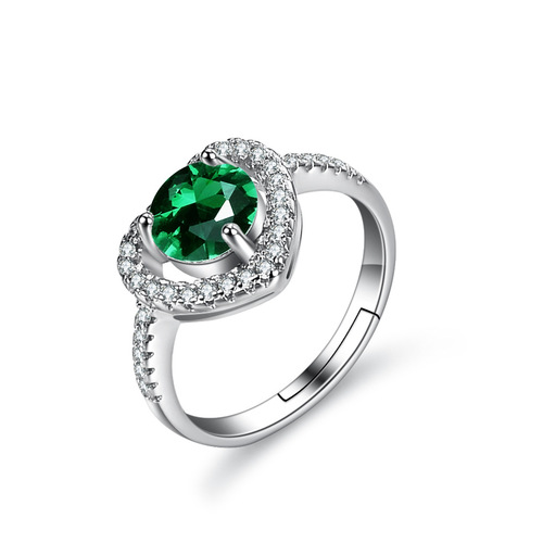 Amazon zircon micro-plated gold-plated ring European and American popular women's engagement rings cross-border combination hand jewelry wholesale