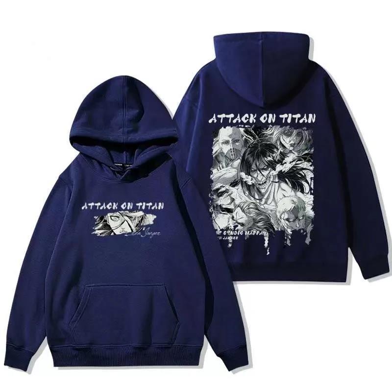 Attack on Titan Men's Hoodie Anime Hoodies Sudadera con capucha para hombre y mujer