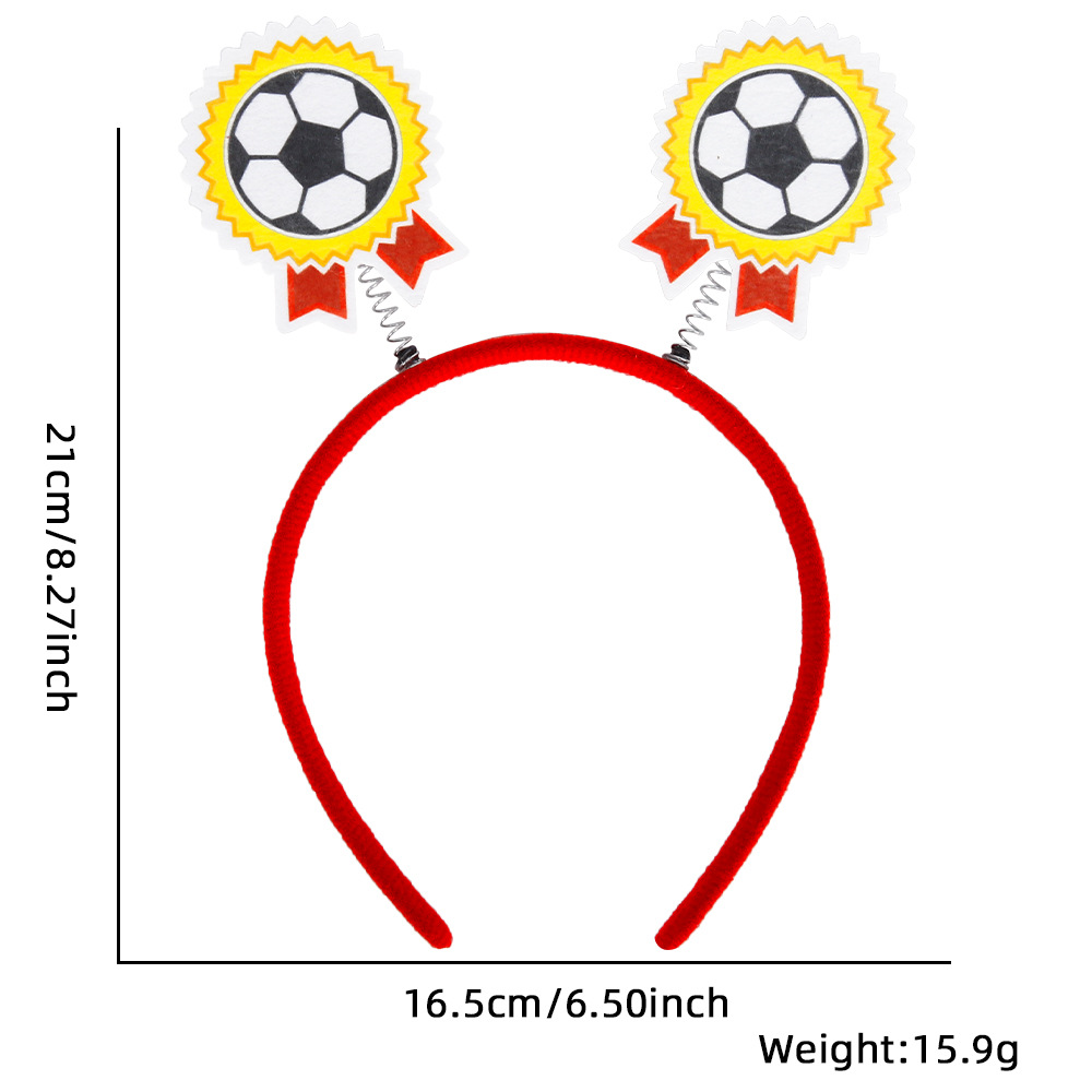 World Cup Soccer Headband For Theme Party Fan Decoration_voghion.com