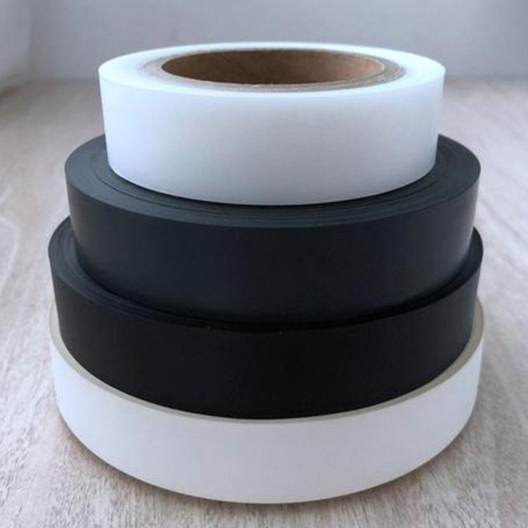 运动休闲户外服装压胶条黑色复合纯PU热熔热封胶条宽度25mm压胶带