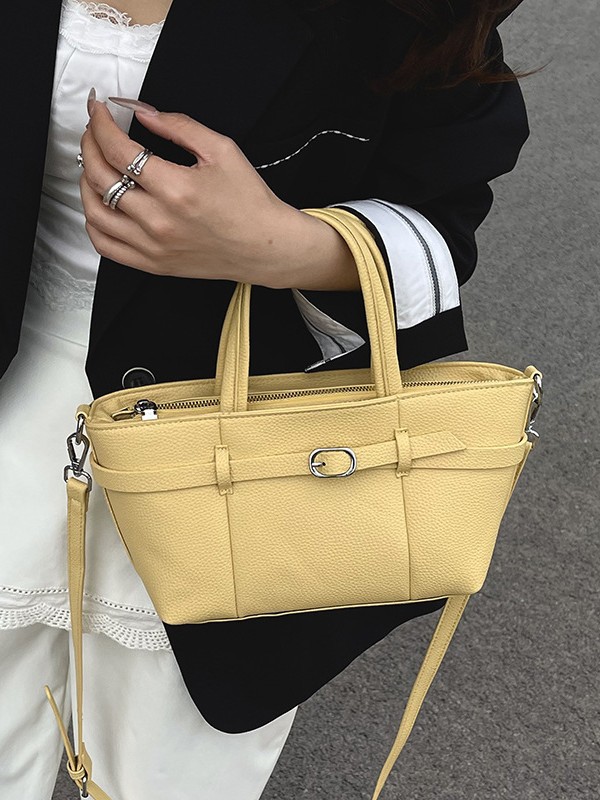 Bolso femenino 2025 nuevo patrón de lichi retro bolso de mensajero de un solo hombro para viajes diarios