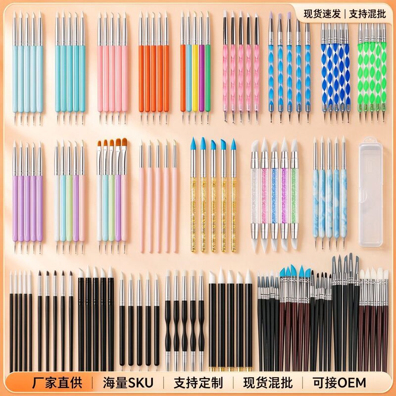 5 Pack Silicone Pen Set Leave White Glue Special Gouache Watercolor Oil Painting Propylene Students Art Students Special Modeling 5 Pack Silicone Pen Set Leave White Glue Special Gouache Watercolor Oil Painting Propylene Students Art Students Special Modeling