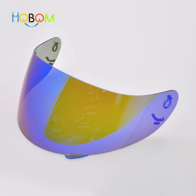 windshield protective lens, Dəbilqə (Kaska) aksesuarları - plating-blue