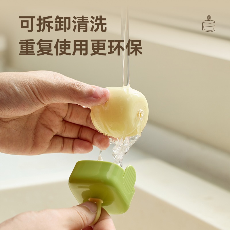 Adhesivo de cabello de azúcar cuadrado rodillo portátil de depilación de ropa de viaje se puede lavar con agua limpia raspador de pelo de bola ropa de ganso amarillo claro image 4