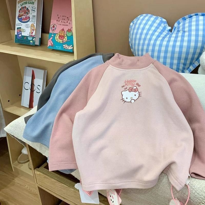 儿童秋冬新款德绒打底衫男女童洋气长袖T恤中小童宝宝休闲上衣潮|undefined