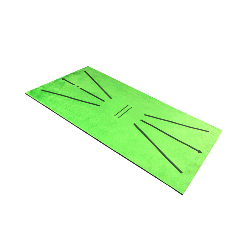 FUENTE Fábrica al por mayor Golf Swing golpeando estera práctica de interior golpeando Mat swing Trainer Venta caliente transfronteriza