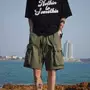 夏季新款男生美式五分裤