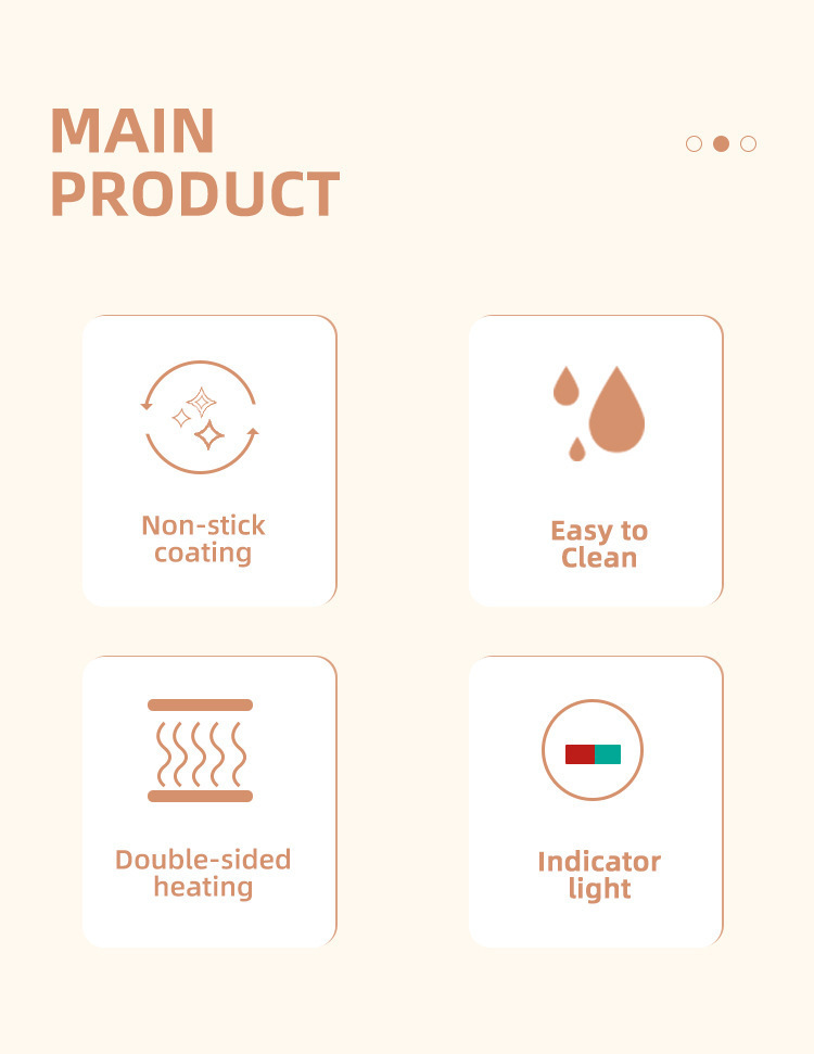 Macchina per ciambelle, pane e torte rotonde di grandi dimensioni, standard USA, con 16 fori, riscaldamento su entrambi i lati, ideale per la colazione._voghion.com