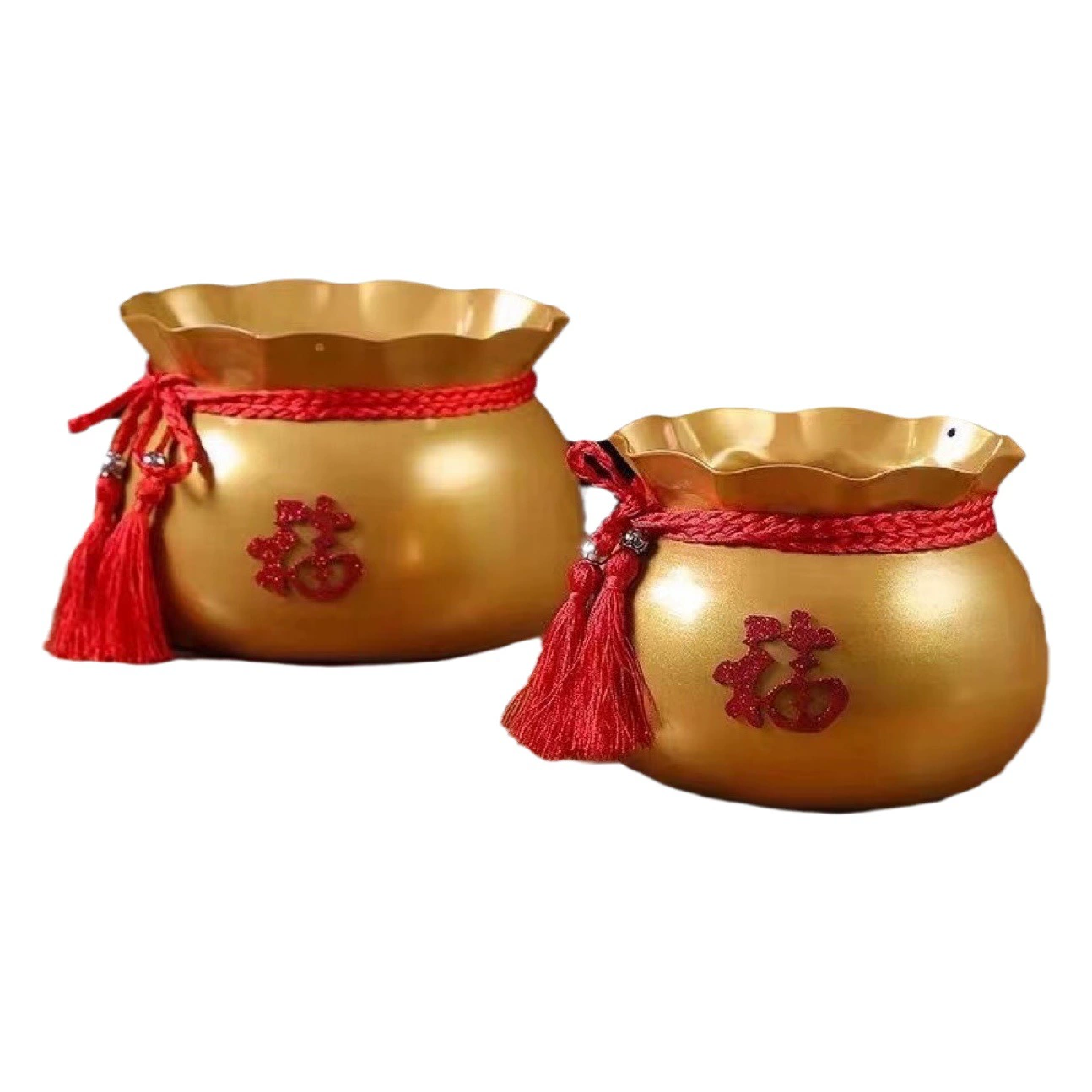 Металлический вазон-корзина для цветов и декора в новогоднем стиле, с искусственными цветами (холли, серебряная ива), для гостиной, с символикой удачи, для бонсай