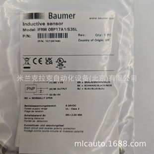 Negotiated Price [Original New] Baumer Baumer Ifrm 08P17A1 / S35L Proximity Sensor Free Shipping