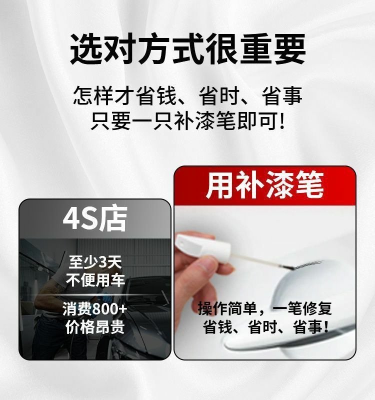 Byd Yuan up Touch-Up Pen Yueji White Cool Gray Pink White Gray Car Paint Repair Car Supplies Modification