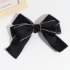 Hairpin with bow, fashionable hairgrip to go out, universal hair accessory, Korean style