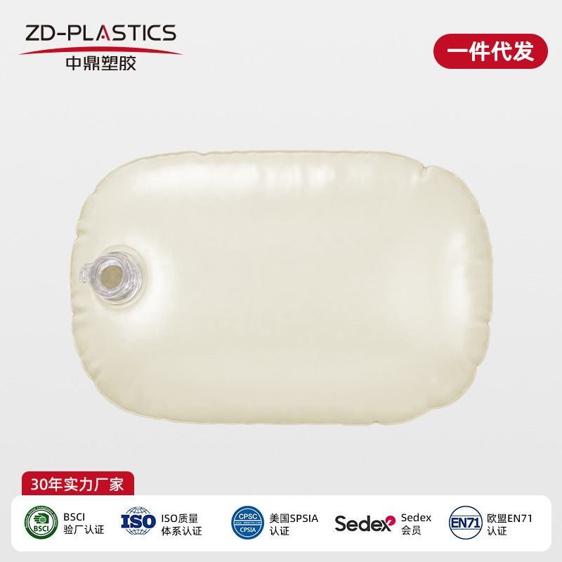 Wholesale thickened PVC bath bucket water-filled cushion, waterproof pillowcase for home and outdoor travel, can be used with bathtubs and bathing buckets