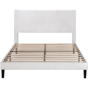 Modern Minimalist Fabric Bed Nordic Light Luxury Small Apartment Soft Package Internet Celebrity Master Bedroom Double Bed