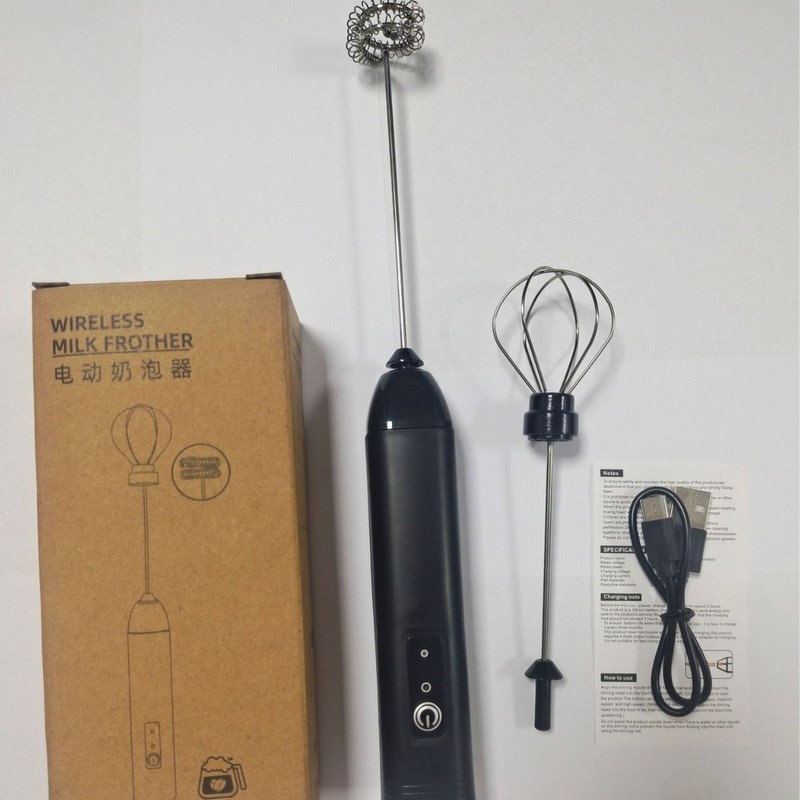 现货奶泡器咖啡打泡器奶油打发器家用手持搅拌器奶泡机双头打蛋器|undefined