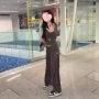 同款松紧腰休闲百搭直筒裤