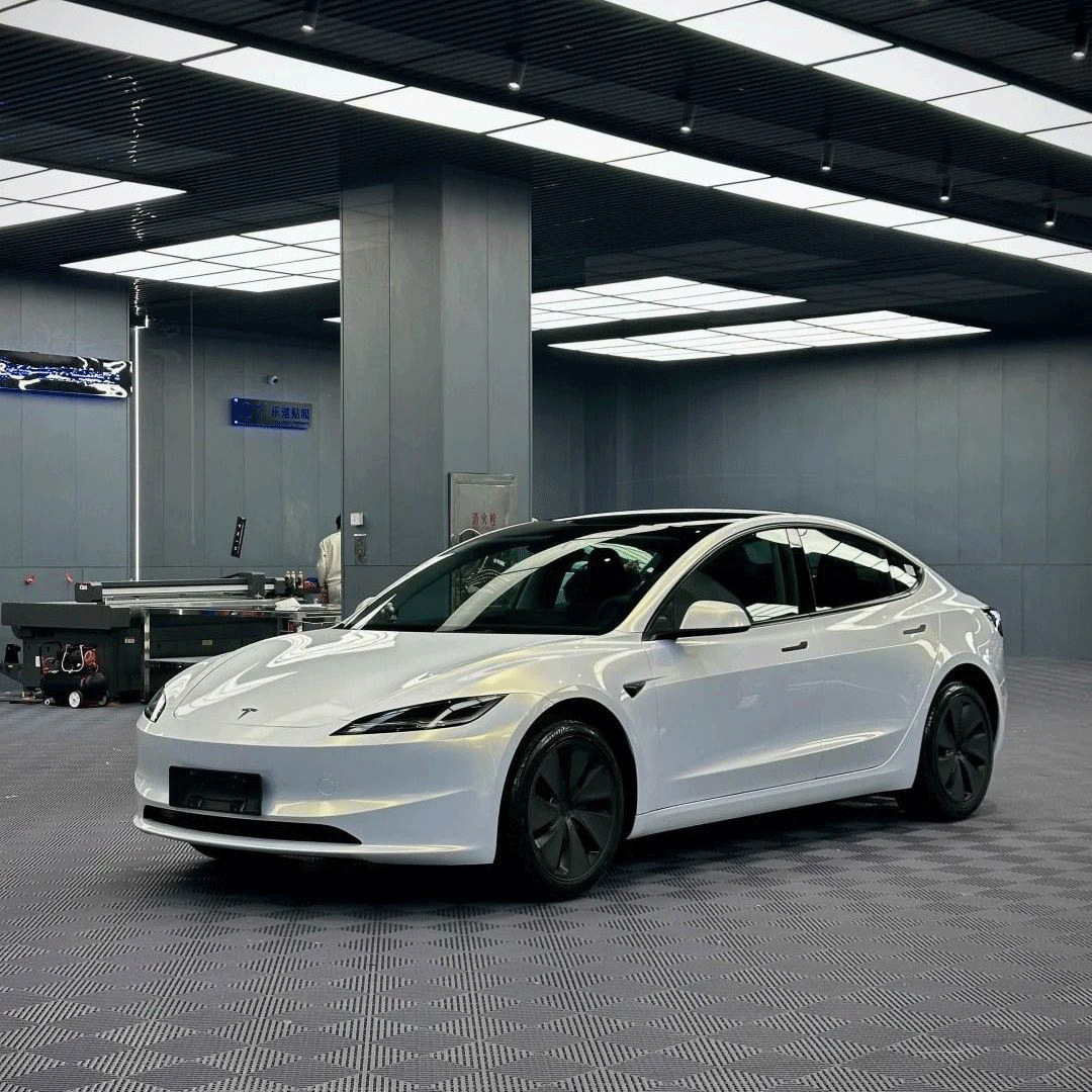 Car PET glossy white to gold color-changing film, drop shipping available, motorcycle and electric vehicle self-adhesive scratch-resistant protective film