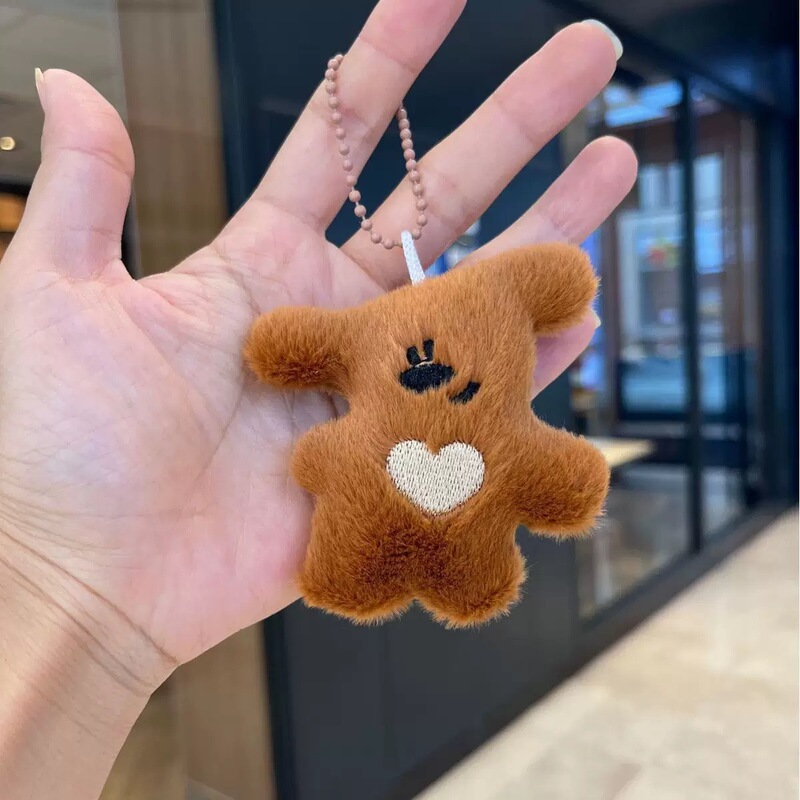 漫画ぬいぐるみクマ私たち三人ウエストハイランドシリーズキーホルダーカップル人形バッグペンダント DIY アクセサリー|undefined