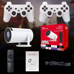 Factory Direct F300 Game Projector Android wifi Gun Tube Projector Home HD HY300 Projector