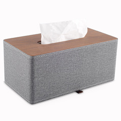 Creative household leather multi-purpose tissue box restaurant hotel KTV special paper tissue box cloth texture leather