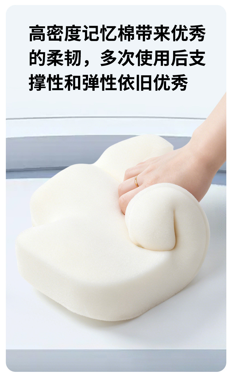 Cross-Border Car Lumbar Support Cushion, Car Seat Lumbar Pad, Backrest Cushion, Car Headrest, Neck Pillow