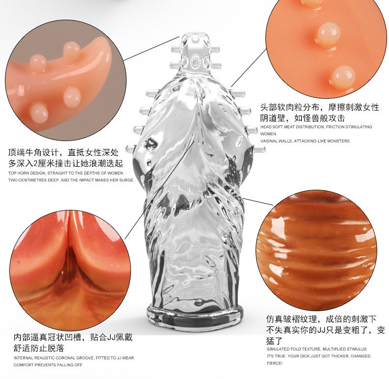Multi-Purpose Textured Stimulation Sleeve, Manual TPE Male Masturbator, Compact 10.5 cm Design — detail image 10