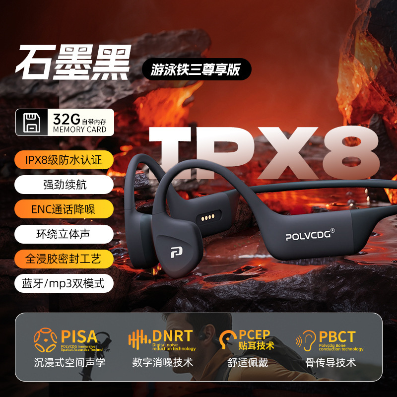 私型骨伝導bluetoothイヤホンx 16は32gのメモリを持っていません。|undefined