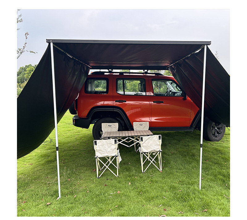 Car Roof Side Tent Side Canopy Portable Quick Storage Car Side Tent Rv Off-Road Universal
