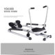 Double oars rowing machine fitness equipment silent hydraulic household indoor multifunctional slimming weight loss exercise paddle machine