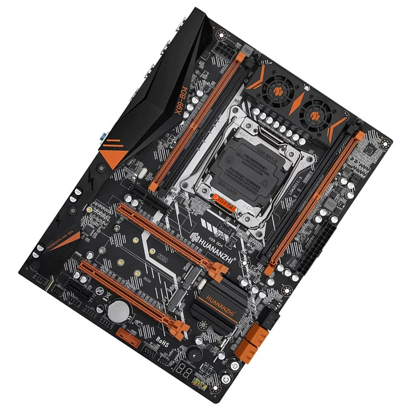 [HUANANZHI X99 BD4 с 2690V4 CPU и 2 планками по 16G DDR4 оперативной памяти, материнская плата для настольного ПК]